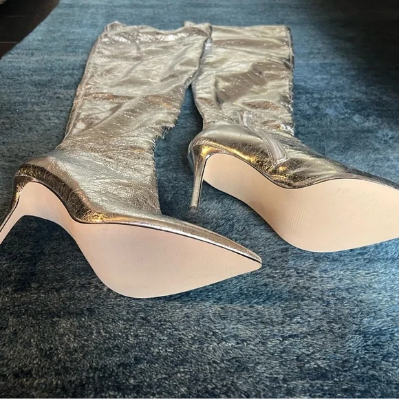 Steve Madden “Epic Silver”, Over the Knee, Thigh High Boots - Picture 10 of 11